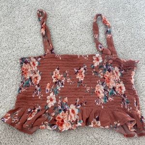 Floral crop top